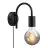 Nordlux Paco Vägglampa Metall Svart | Passande för E27