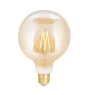WiZ Smart LED E27 Globe Filament Ambar 125mm 6.5W 720lm - 820-845 Justerbar Vit | Dimbar - Ersättare 50W